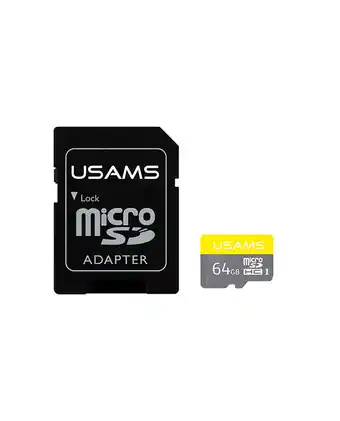 Tiendas EFE Tarjeta micro sd usams high speed de 64gb + adaptador oferta
