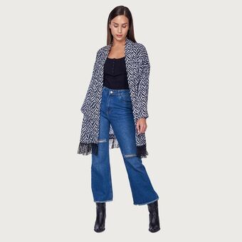 Mentha & Chocolate Blusa abigail print oferta