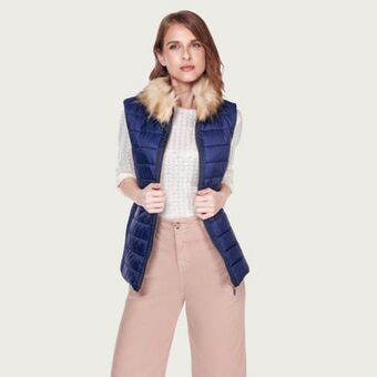 Fina Perú Chaleco lucrecia azul oferta