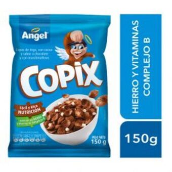 Freshmart Cereal copix chocolate con marshmallows angel - bolsa 150 gr - unidad oferta