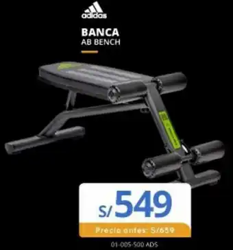 Tiendas EFE Adidas Banca AB Bench oferta
