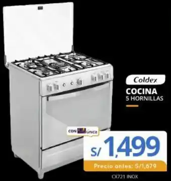 Tiendas EFE Coldex Cocina 5 Hornillas oferta
