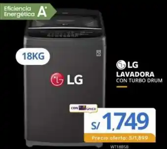 Tiendas EFE LG Lavadora con Turbo Drum 18kg oferta