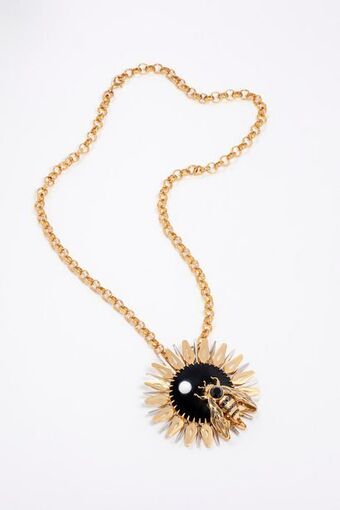 ZARA Collar flor abeja edición especial elie top oferta