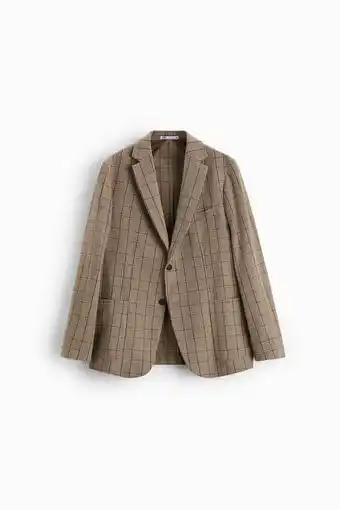 ZARA Blazer estructura cuadros oferta