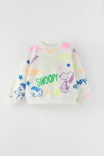ZARA Sudadera snoopy ® peanuts oferta