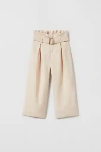 ZARA Pantalón culotte fluido oferta