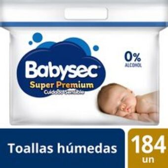 Metro Toallitas húmedas babysec super premium paquete 184 unidades oferta