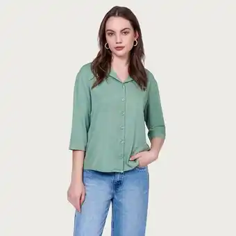Mentha & Chocolate Blusa priscila verde oferta