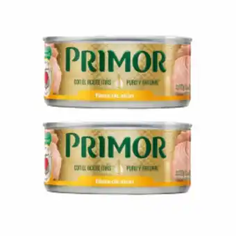 Freshmart Pack x2 filete de atún en aceite vegetal primor - lata 140 gr - pack oferta