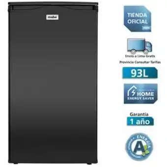 Linio Frigobar convencional 93lts mabe negro r... oferta