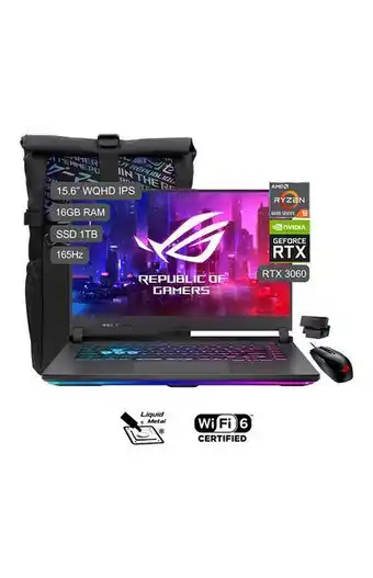 Tiendas EFE Laptop asus amd ryzen 9 1tb 16gb g513rm-hq081w oferta