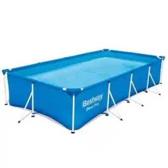 Piscina estructural rectangular bestway 4.0m x 2.11m x 81cm