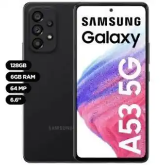 Carsa Celular 5g samsung galaxy a53 128gb 64mp negro oferta