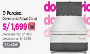 Ripley Paraiso Dormitorio Royal Cloud oferta