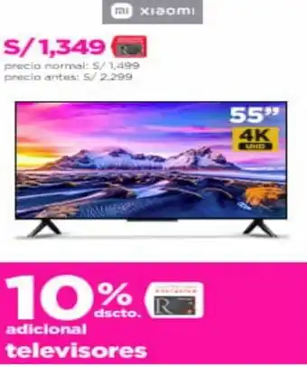 Ripley Xiaomi TV 4K UHD 55" oferta