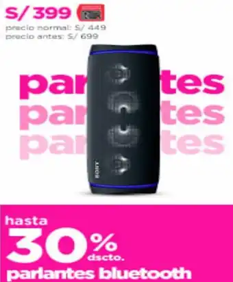 Ripley Parlantes Bluetooth oferta