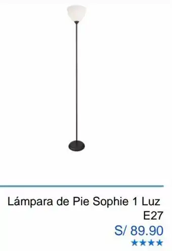 Sodimac Lámpara de Pie Sophie 1 Luz E27 oferta