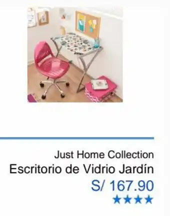 Sodimac Escritorio de Vidrio Jardín oferta