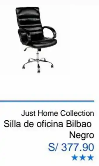 Sodimac Silla de Oficina Bilbao Negro oferta