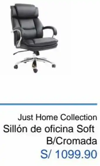 Sodimac Sillón de Oficina Soft B/Cromada oferta
