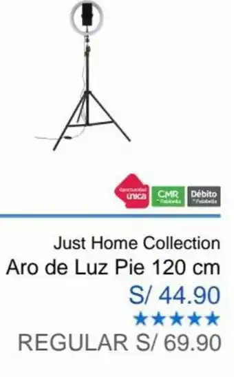Sodimac Aro de Luz Pie 120cm oferta