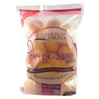Freshmart Pan de queso con ajo congelado sin gluten molinos del mundo - envase 500 gr - unidad oferta