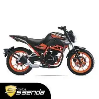Carsa Moto lineal ssenda viper 200 dkr negro/naranja oferta