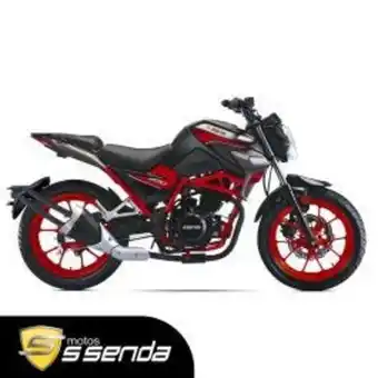 Carsa Moto lineal ssenda viper 200 dkr negro/rojo oferta