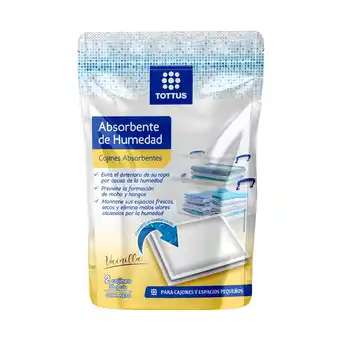 Tottus Two pack cojines absorbentes de humedad vainilla 50 gr oferta
