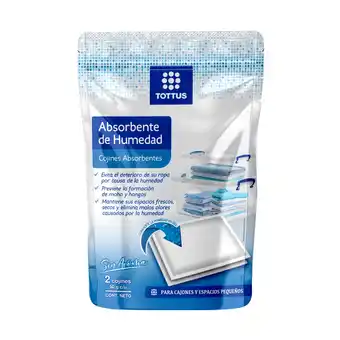 Tottus Two pack cojines absorbentes de humedad sin aroma 50 gr oferta