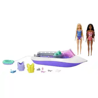 Tottus Barbie mermaid power bote con munecas oferta