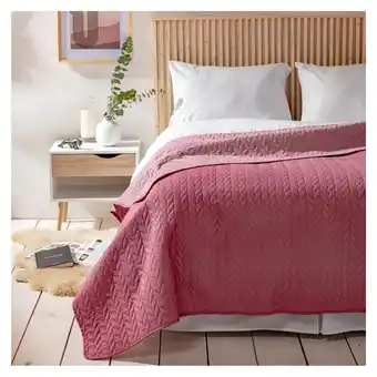 Tottus Cubrecama mara rosa 1.5 plz oferta