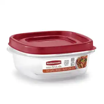 Táper hermético efl tapa roja cuadrado 296 ml