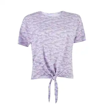 Tottus Polo print nudo mujer s lila oferta