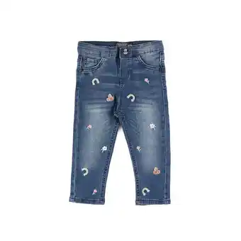 Tottus Jean mini print party beb� 9m denim oferta