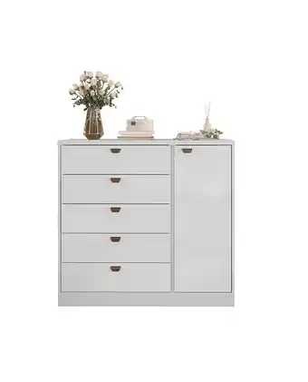 Tiendas EFE Comoda 1p 5c ferrara blanco oferta