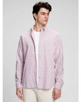 GAP Camisa manga larga standard poplin hombre oferta