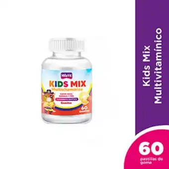 Mifarma Kids mix multivitamínico milavit gomita oferta