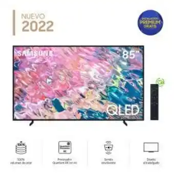 Carsa Televisor 85'' samsung qled 4k smart qn85q60bagxpe (2022) oferta