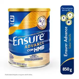 InkaFarma Ensure advance sabor vainilla - lata 850 g oferta