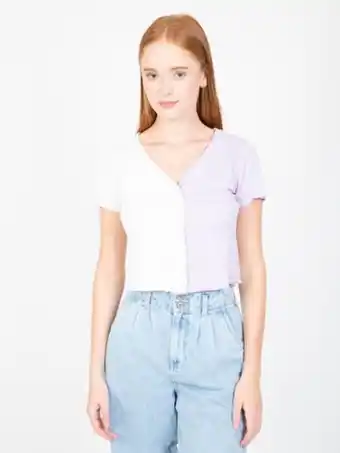 The Box Top para mujer dvk manga larga alana lila oferta