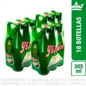 Metro Sixpack x3 cerveza pilsen callao botella 305ml oferta