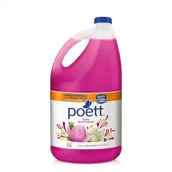 Tottus Limpiador poett flores de primavera 3.8 lt oferta