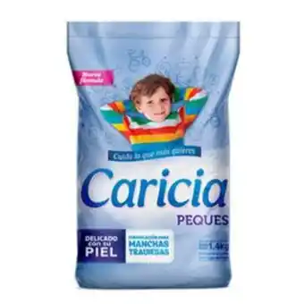 Freshmart Detergente en polvo caricia peques - envase 1.4 kg - unidad oferta