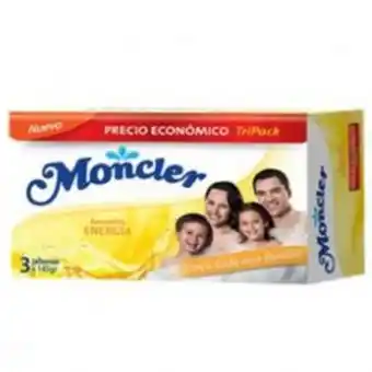 Freshmart Jabón de tocador moncler energía - pack 3 und c/u 145 g - unidad oferta