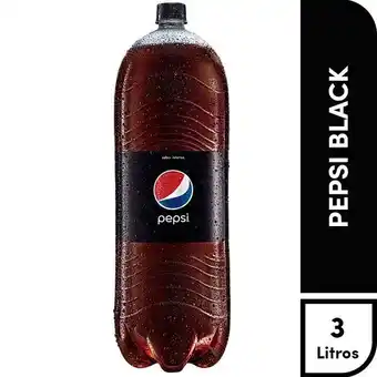 Vivanda Gaseosa pepsi black botella 3l oferta
