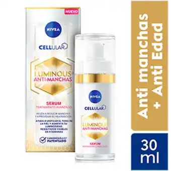 Mifarma Serum anti-manchas nivea cellular luminous - frasco 30 ml oferta