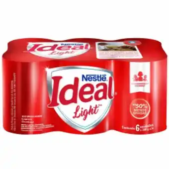 Mezcla láctea ideal light - pack 6 und x 390 g - unidad