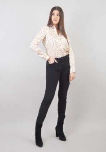 Michelle Belau Blusa manga larga oferta